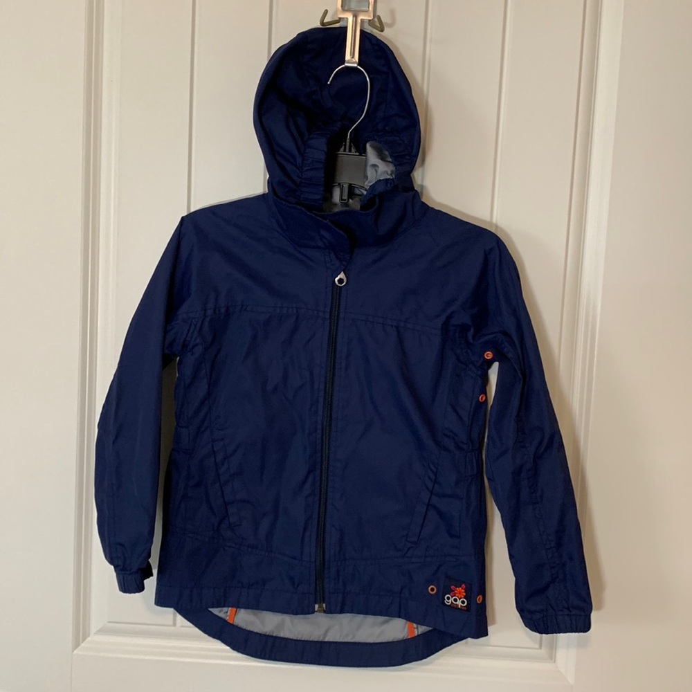 Girls Gap Kids Navy Hooded raincoat